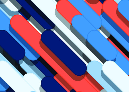 Color Abstract Lines Rain Generative Art background illustration