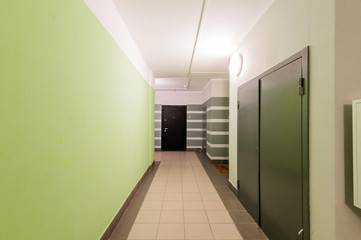 Russia, Omsk- August 02, 2019: interior room public place, staircase