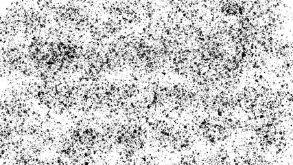Abstract black dust isolated on white background, grainy overlay texture. Stock image of black dust particles overlay, grain noise granules, abstract background. Good design elements, illustration