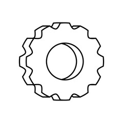 Gear design, construction work repair machine part technology industry and technical theme Vector illustration