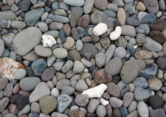 Grey stones. Too many of grey stones - background