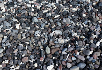 Grey stones. Too many of grey stones - background
