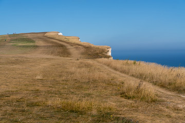 Where the South Downs meets the sea at Beachy Head in East Sussex