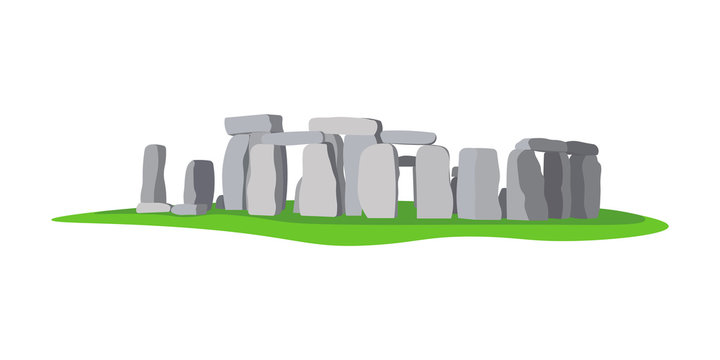 Stonehenge ancient rock, monument. Stonehenge prehistoric religious landmark architecture.