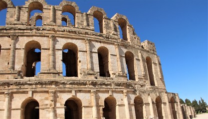 Fototapeta premium architecture of the Colosseum of Tunisia