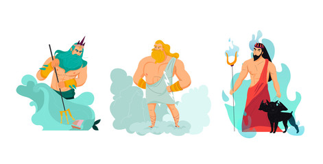 Greek Gods Illustration