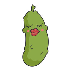 Sexy Funny Dill Pickle Cartoon