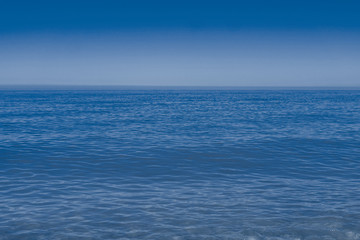 Blue sea waves soft surface. Summer abstract background pattern.