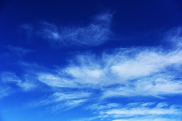 Naklejka na ściany i meble Blue Sky with White cloud meteorology