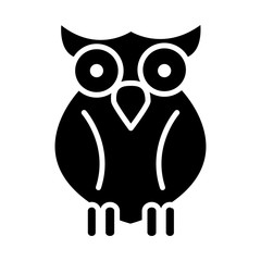 Owl Icon Vector Simple Design