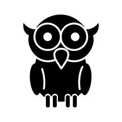 Owl Icon Vector Simple Design