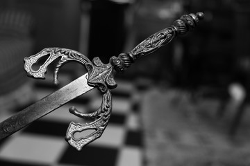 old dagger in the house