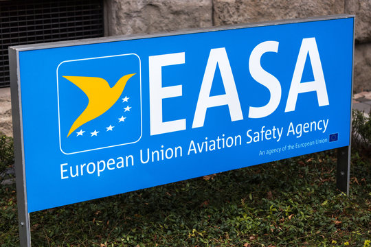 cologne, North Rhine-Westphalia/germany - 27 11 19: easa agency sign in cologne germany