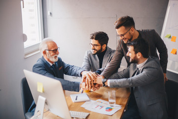 A team of experts are starting a new business venture. Teamwork is very important to them.