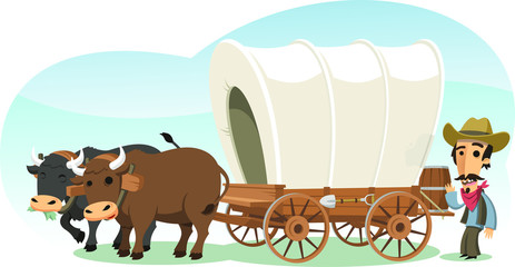 pioneer wagon © Joaquin