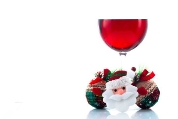 christmas concept on white background