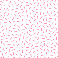 Fototapeta na wymiar Pink sprinkle seamless pattern
