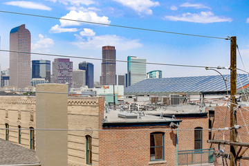 Rooftop view of downtown Denver