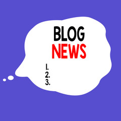 Writing note showing Blog News. Business concept for regularly updated website typically one run by an individual Square rectangle paper sheet loaded with full creation of pattern theme