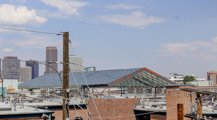Fototapeta premium Rooftop view of downtown Denver