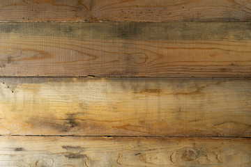 Old boards lit by contrast light, texture