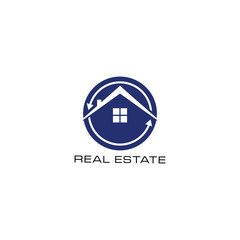 Real estate logo design. Modern and elegant style design. Bussines logo design template.