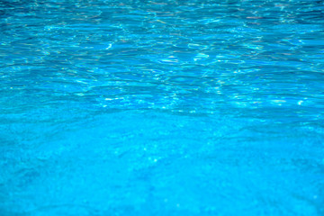 Swimming Pool by Morning at Summer