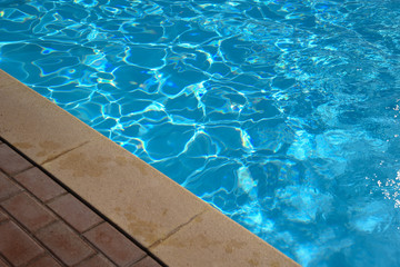 Swimming Pool by Morning at Summer, Borders Graphic Resource