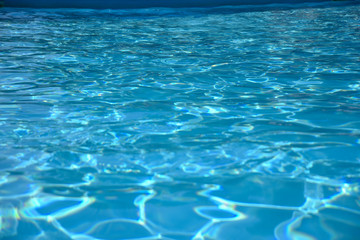 Obraz na płótnie Canvas Swimming pool by Morning at Summer