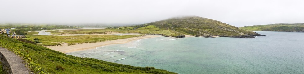 Panoramic picture of Barleycove beach in southern Ireland