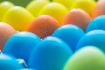 Easter colored eggs multicolour