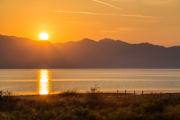 Sunset Over Skadar Lake - Shkoder, Albania