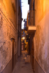 Night Vieste Streets and Architecture 