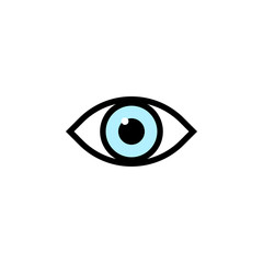 eye color vector icon
