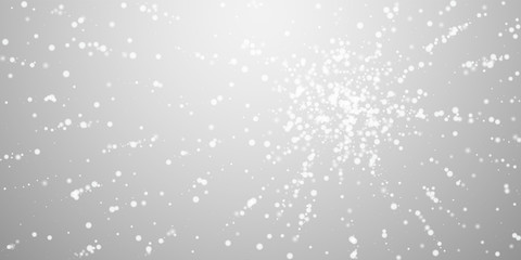 Beautiful falling snow Christmas background. Subtl