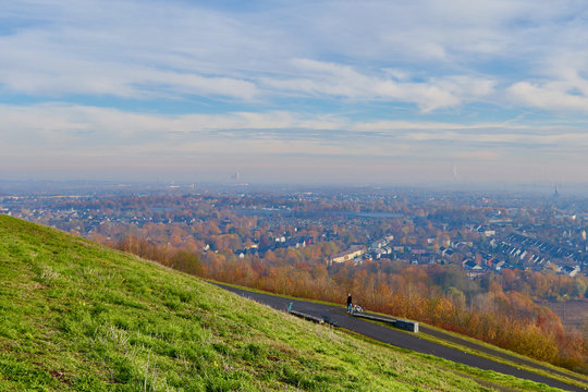 View over Recklinghausen and Oer Erkenschwick