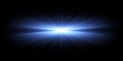 VFX Glow lighting effect star burst, flash energy ray. Creative design template