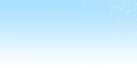 Beautiful snowfall Christmas background. Subtle fl