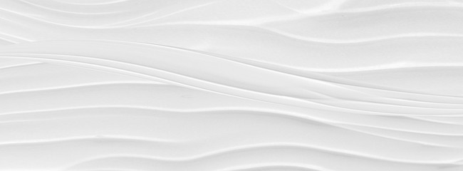 Obraz premium Abstract grey white waves and lines pattern. Futuristic template background. 