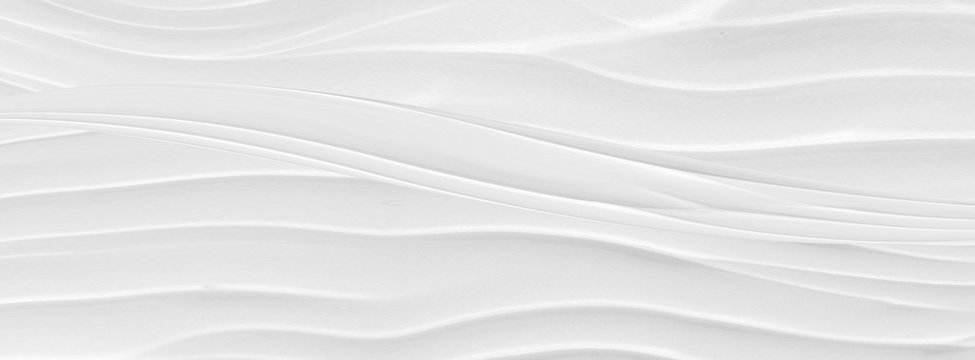 Abstract grey white waves and lines pattern. Futuristic template background. © Vitali