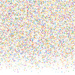 Festive confetti. Celebration stars. Childish brig