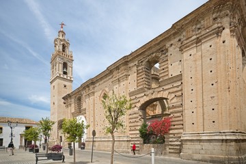 Streets and buildings of Esija - a small Andalusian town, Spain
