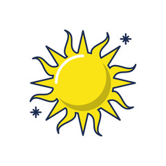 sun line and fill image