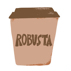 Coffe blend sorts vector. Robusta and arabica.