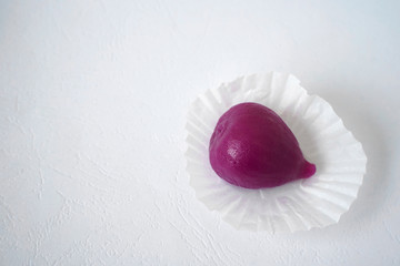 Exclusive fruit marmalade in the form of fig. Fruit jelly