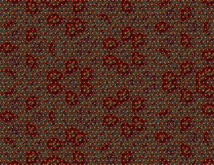 Texture tissus papier fleurs en couleurs.