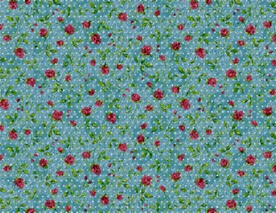 Texture tissus papier fleurs en couleurs.