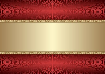 ornate background with copy space