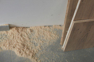 New Laminate or Parquet floor Installation in home house