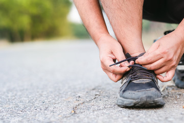 Tying the Running Shoe